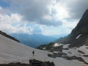 89 ripassiamo la base del nevaio.
